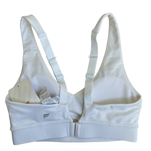 Fabletics Sz S All Day Every Day Adjustable Bra Sports Bra in White NWT - Picture 7 of 16